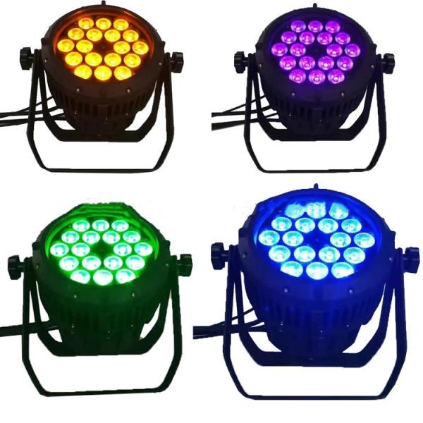 18pcs 4 In 1 Led Bar Stage Light indoor Zoom Par For Night Club Wedding Light Uplight Par Can
