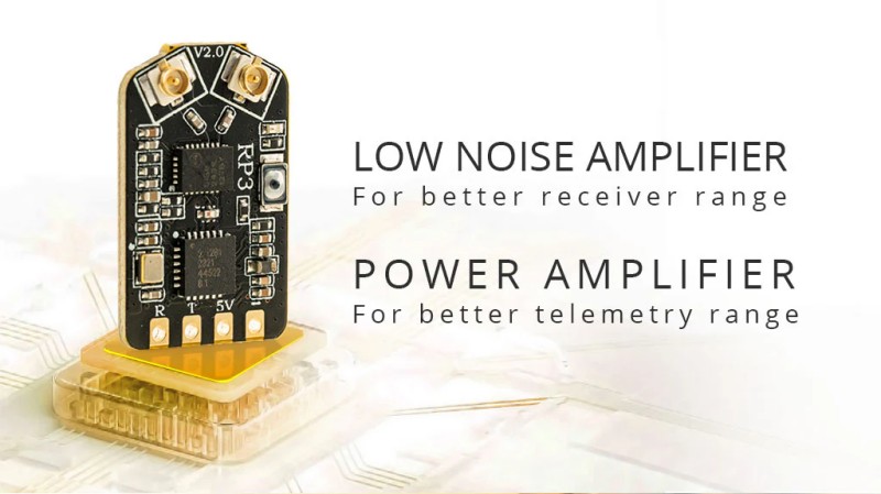 Radiomaster Rp3 V3.0 Expresslrs 2.4ghz Nano Receiver Dual Antenna for Rc Airplane Fpv Tinywhoop Long Range D Ji Neo