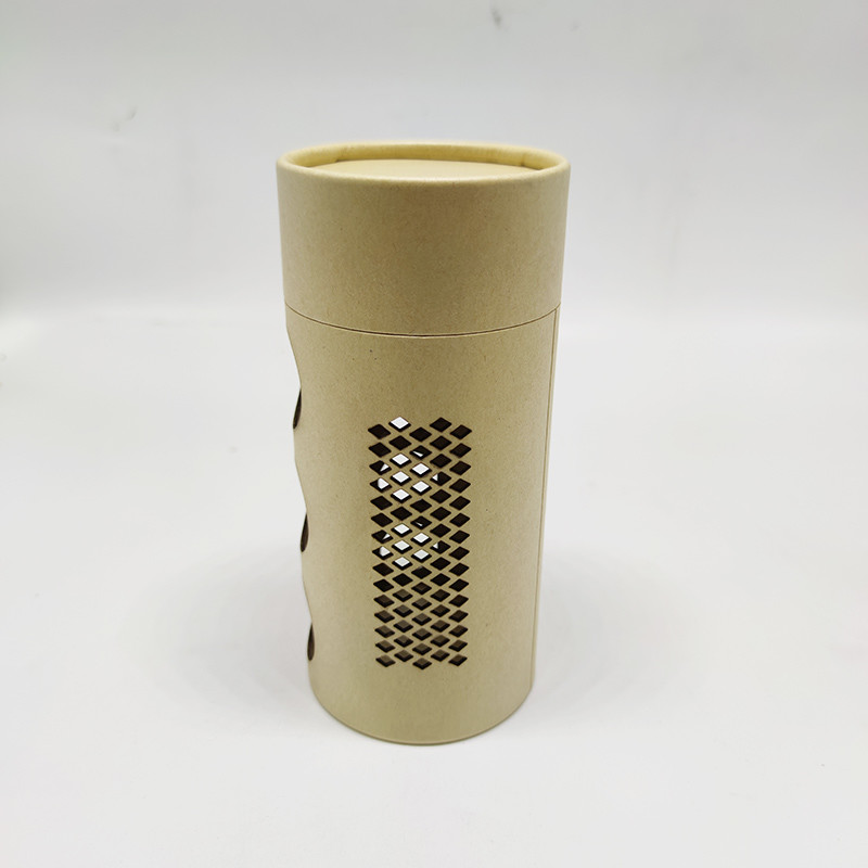 Высота трубки 145mm бумаги косметического подарка коробки цилиндра круга Kraft банки упаковывая