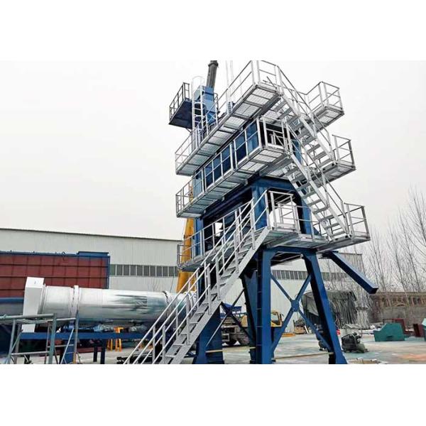 Large Stationary Asphalt Mixing Plant Low Energy Consumption CE Approved