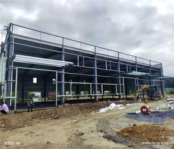 Construções de aço pré-fabricadas da oficina da isolação das lãs de vidro