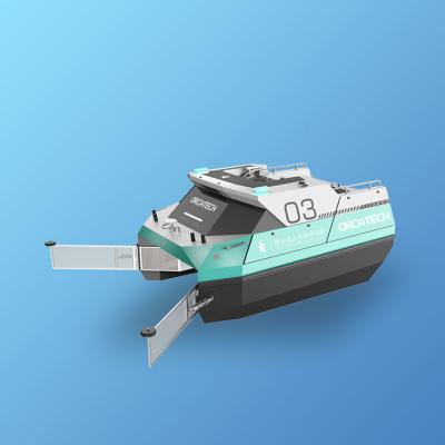 High Precision RC Unmanned Survey Boat IP55 For Water Pollution Monitoring