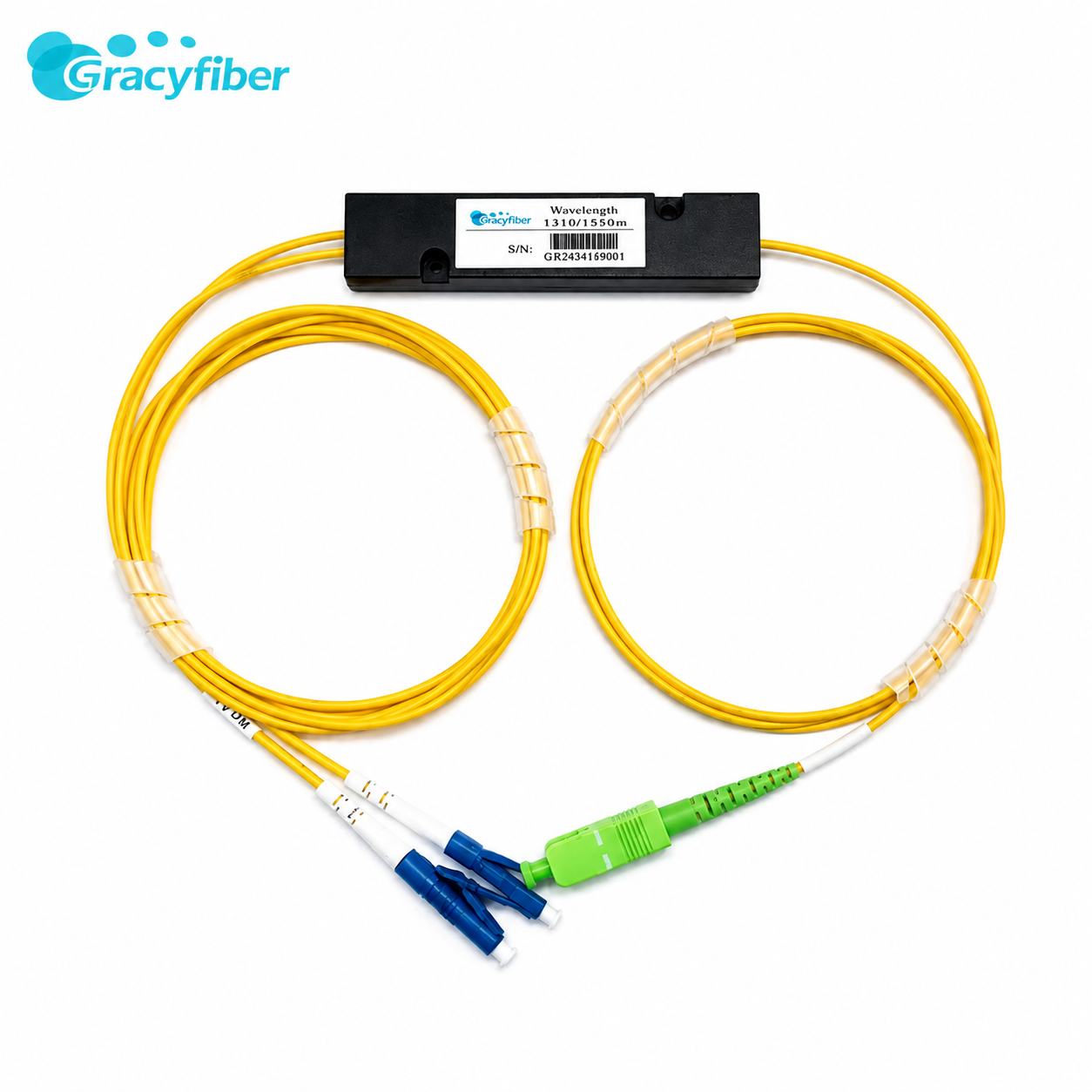 Steel Tube 3 Port Optical Circulator 1550nm Low Insertion Loss High Isolation Circulator