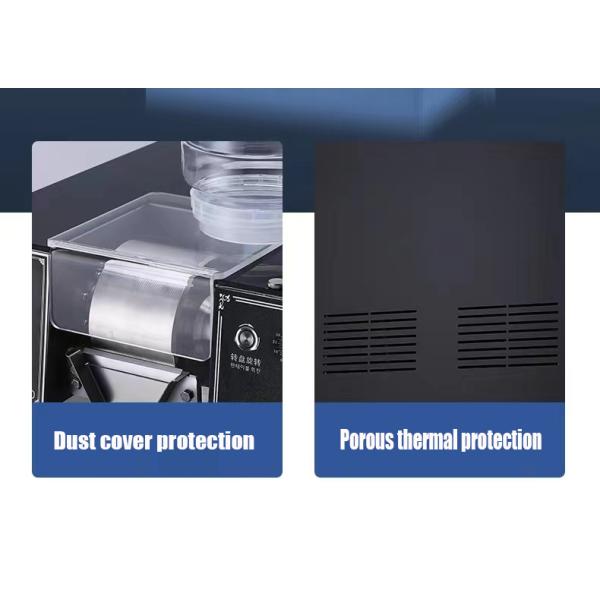 чернота 220В 50ХЗ машины льда нержавеющей стали 55КГ умная Сноулейк