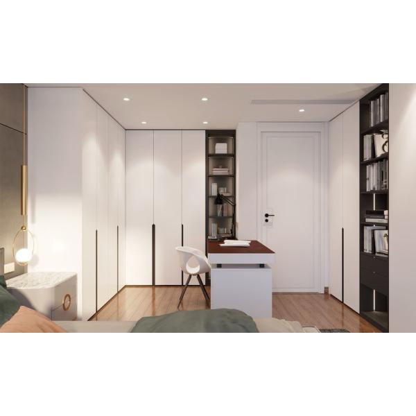 Anti-corrosión y seguro para la salud El armario de la habitación de los niños de acero inoxidable con escritorio integrado