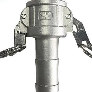 SS316 1 Inch Camlock Fittings / Stainless Steel Camlock Coupling Type B C D DC
