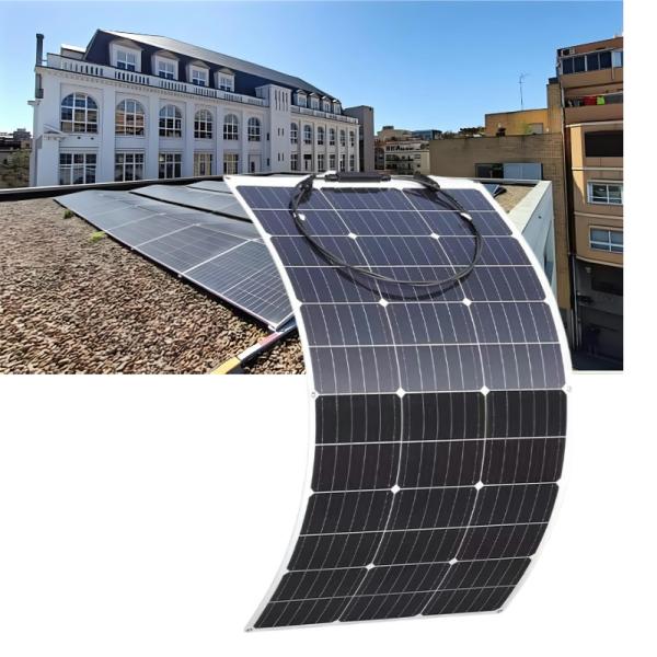 ETFE Mono Flexible Solar Panel High Efficiency 215W For Boat RV Roof Installation
