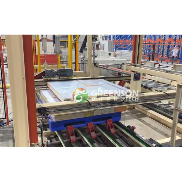 55kw PVC Film-Coated Gypsum Board Machine with 1300mm Max Laminating Width for 2-6million sqm/year Production