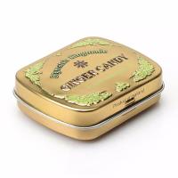 La menthe bon marché étame la couleur d'or a imprimé petit Tin Box avec les bidons en bon état de cru de couvercle