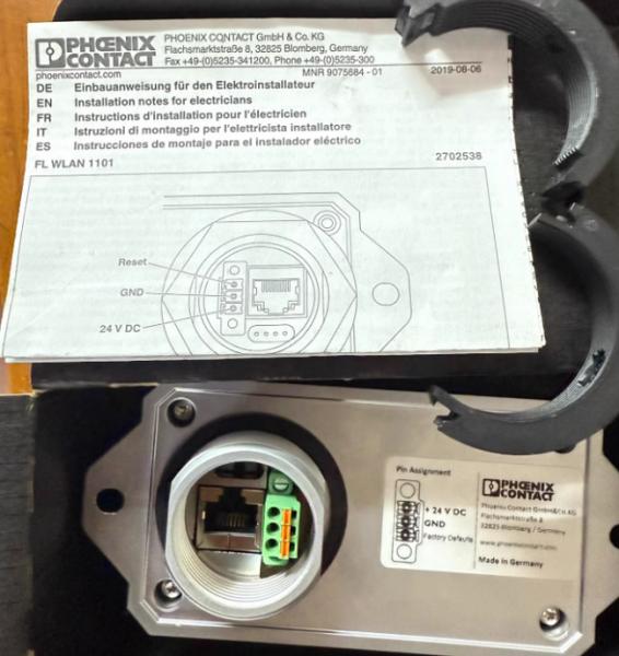 Phoenix Contact FL WLAN 1101 Order No. 2702538 Industrial Wireless Module Rugged Stand Alone