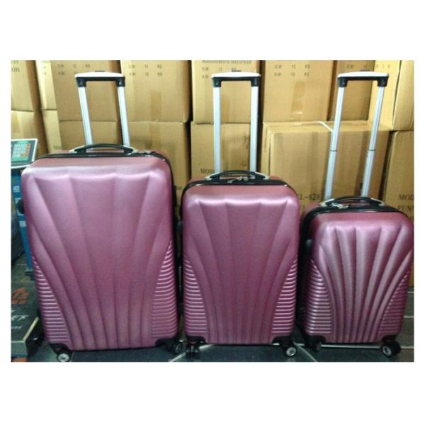 3 Pcs Luggage Travel Set Bag ABS Trolley Suitcase , ABS 4 Wheel Ultra Lightweight Suitcase