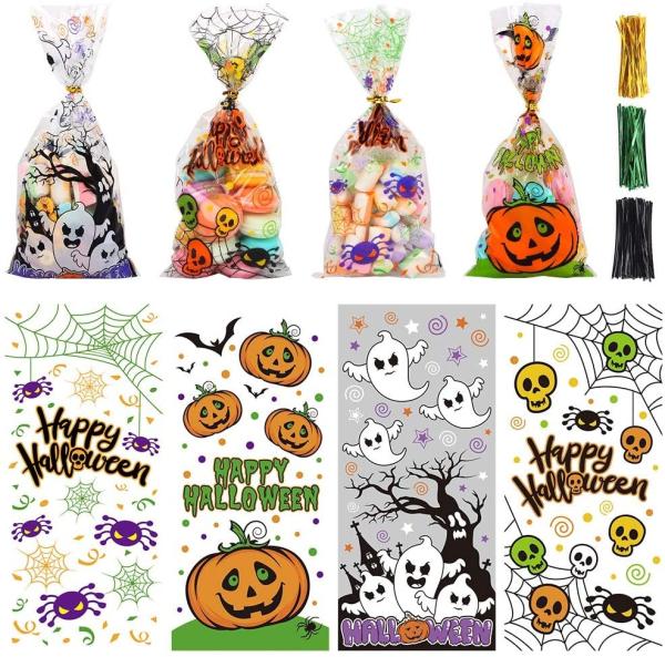 Easter Halloween Wedding Cookie Cellophane Sweetie Party Bags For Candy