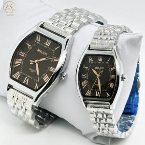 High Quality Factory OEM Stock Luxury Alloy Couple Set Relógio de Pulso
