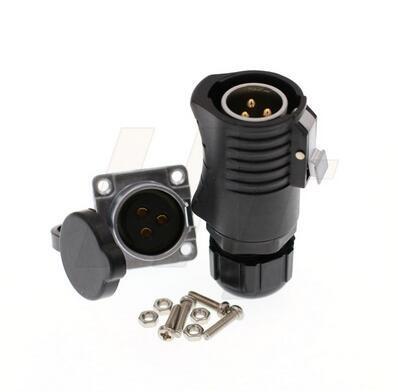 Male Female Cable Plug Panel Mount Socket