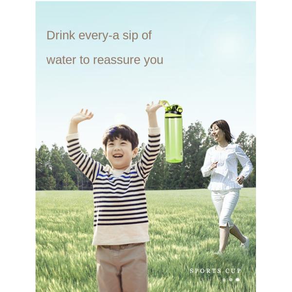 Compact Design 700ml 1000ml Cycling Water Bottle 1l Sports Water Bottle With Lift Clear Student Water Bottle For School Boy Hydrate With Reusable