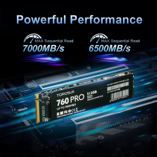 TOROSUS NVME SSD G48 760PRO Solid State Drive