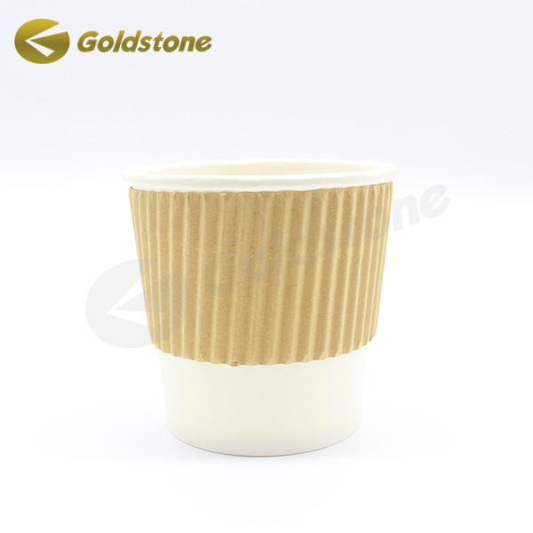 Varnishing Hot Coffee Cups Disposable Paper  Custom Disposable Coffee Cups