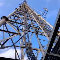 Télécommunications sans fil 4G galvanisée Micro-ondes Antenne radio Tubes triangulaires en acier