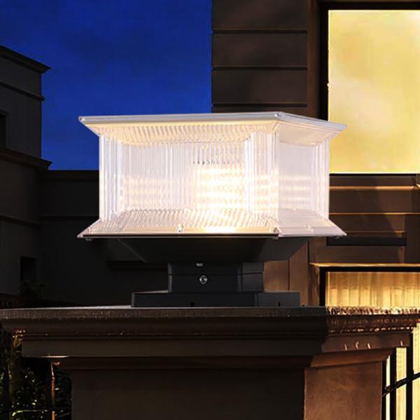 Водоустойчивый солнечный штендер IP65 освещает на открытом воздухе лампу крышки столба 6000K