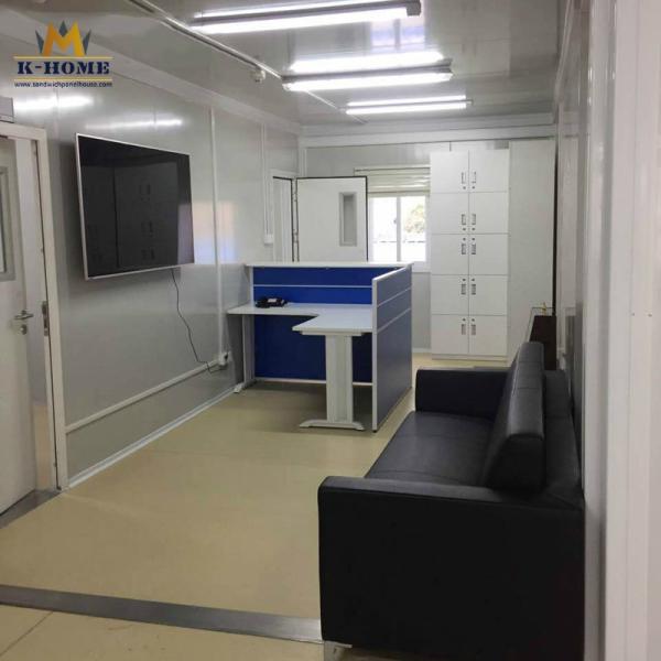 Construção rápida de poupança de energia projetada modular da casa da casa pré-fabricada da armação de aço