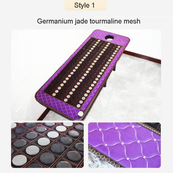 Function Heating Treatment Massager with Colorful Far Infrared Stone Medical Therapy Mat and Home Care Ray