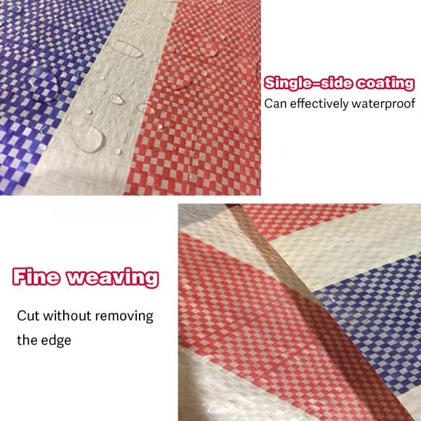 Customized Medium Weight Tarpaulin Strip Extra Heavy Duty for Outdoor-Tent