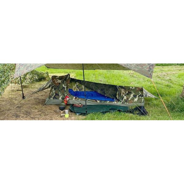 Ultralight Camping Tent, Ultralight Single Person Bivy Tent for Camp Waterproof 1 Man Tent Camping Hiking Backpack