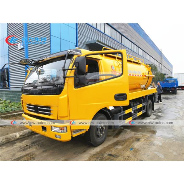 Тележка всасывания нечистот Dongfeng 6000L с насосом Jurop BP Mono Keiser