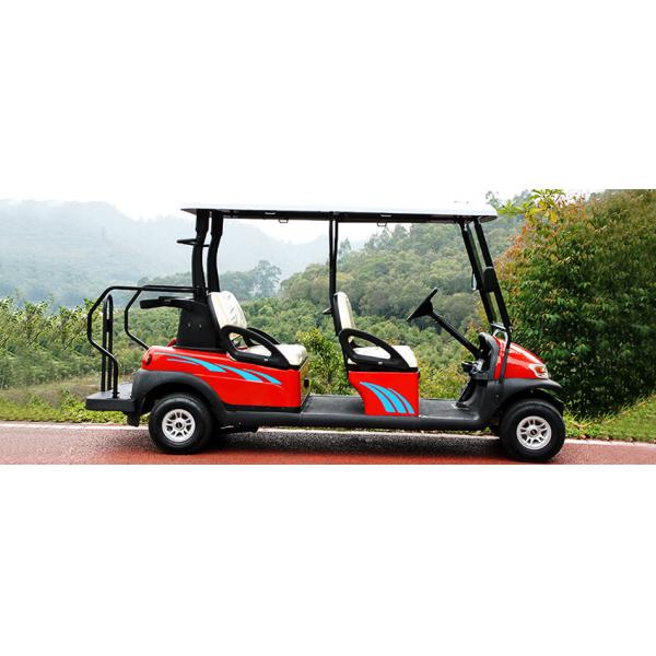 Mini Electric 4 Seater Golf Cart With Aluminum Chassis For Passengers