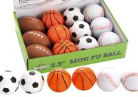 O plutônio macio espuma anti esforço que salta brinquedos do basquetebol do aperto da bola de futebol