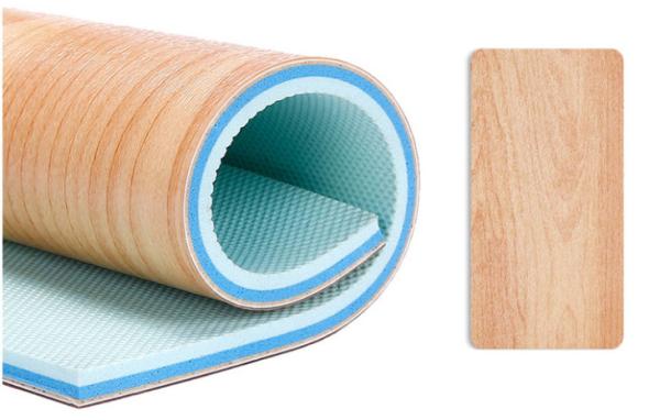 4.5mm Thickness Green PVC Sports Flooring For Tennis Courts