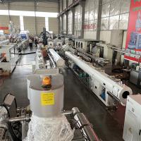 Ligne d'extrusion de tubes en PE/PP/PVC/PPR Ligne de production de tubes en plastique Machines d'extrusion en plastique