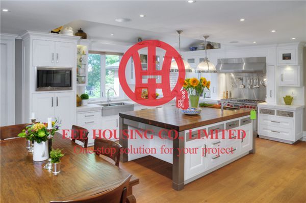 Modern Elegant Solid Wood Kitchen Cabinet with Excellent Design and Quality