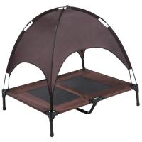 Umidade elevado da cama do cão do dossel de Brown 18cm - berço da prova