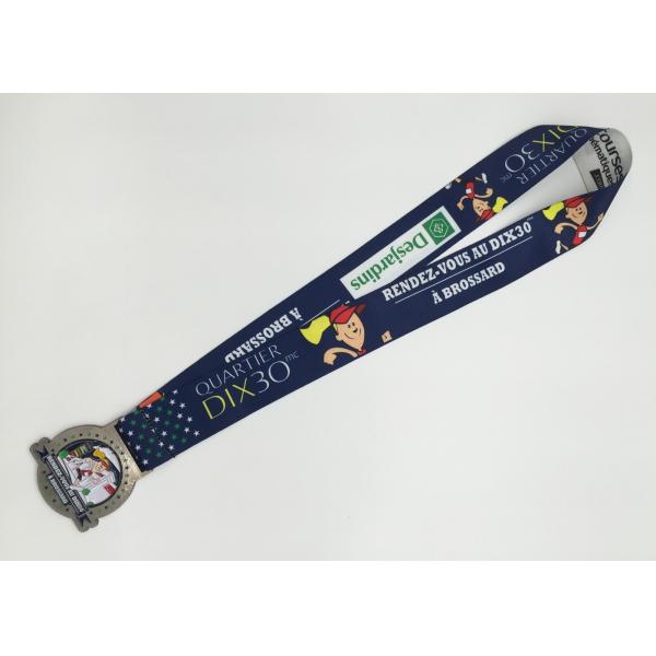 Good-looking Custom Dye Sublimation Lanyards with medal For school