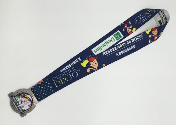Good-looking Custom Dye Sublimation Lanyards with medal For school