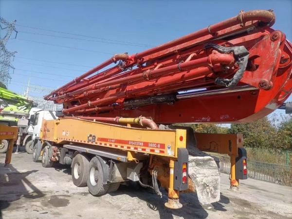 Machinerie de construction d'occasion Camion à pompe à béton de 56 mètres de construction durable