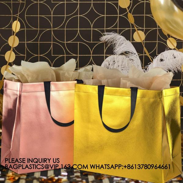 Reusable Goodie Bags With Handles - Gift Bags Medium Size - Party Favor Bags For Valentines Day Birthdays, Parties