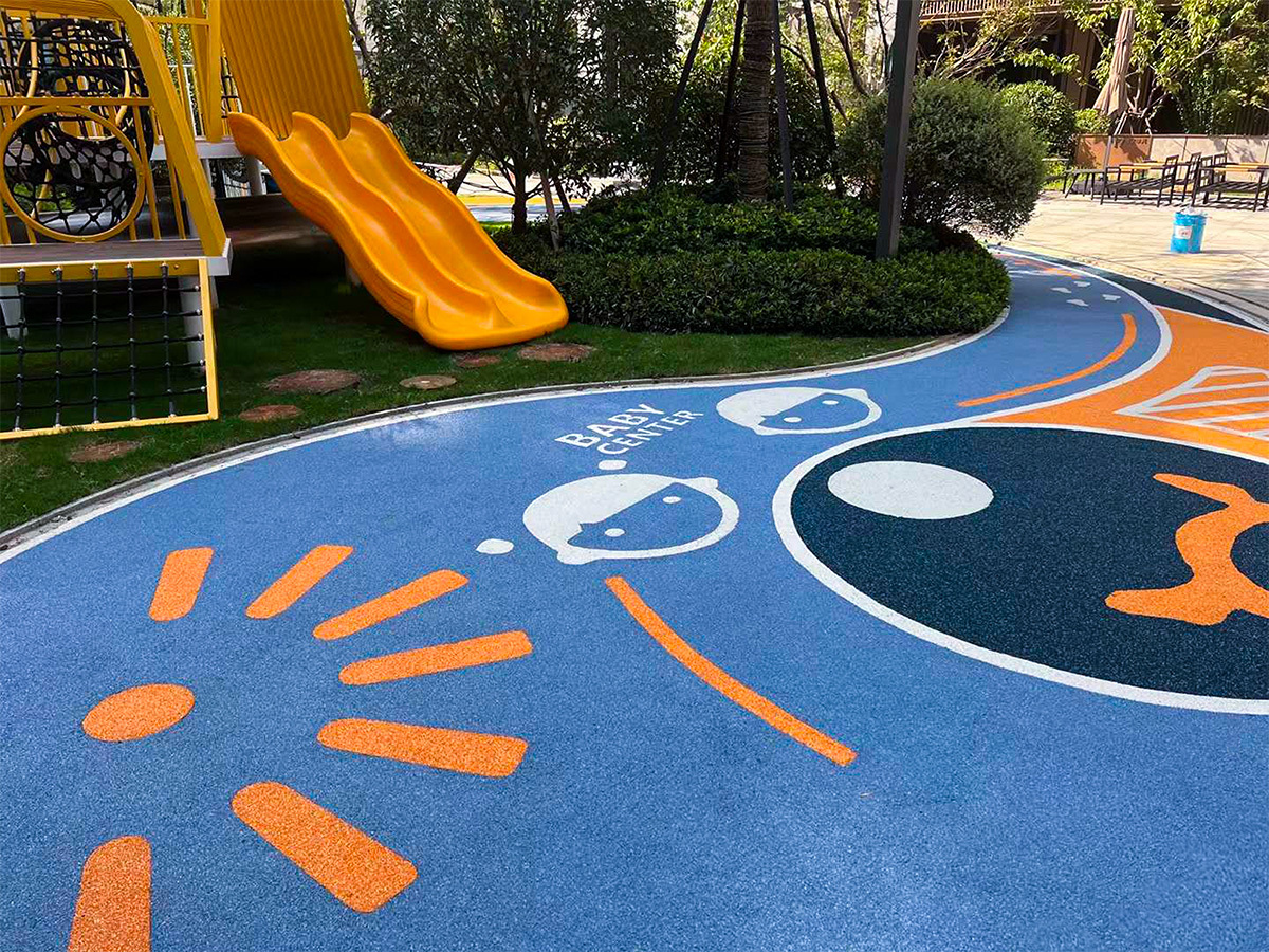 Natural Brown EPDM Granules for Park Walkways | Porous Drainage