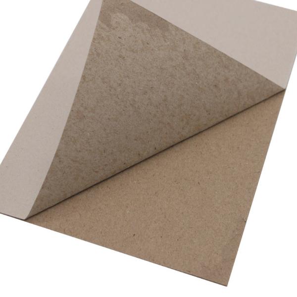 Boîte de papier épaisse feuille de carton 1 mm 600 gm carton gris