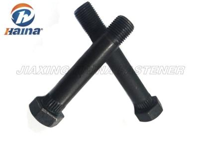 OEM ANSI / ASTM / ASME Gr5 Black Half Thread Hex Head Bolts Head Bolts with Knurls under Head for Motor