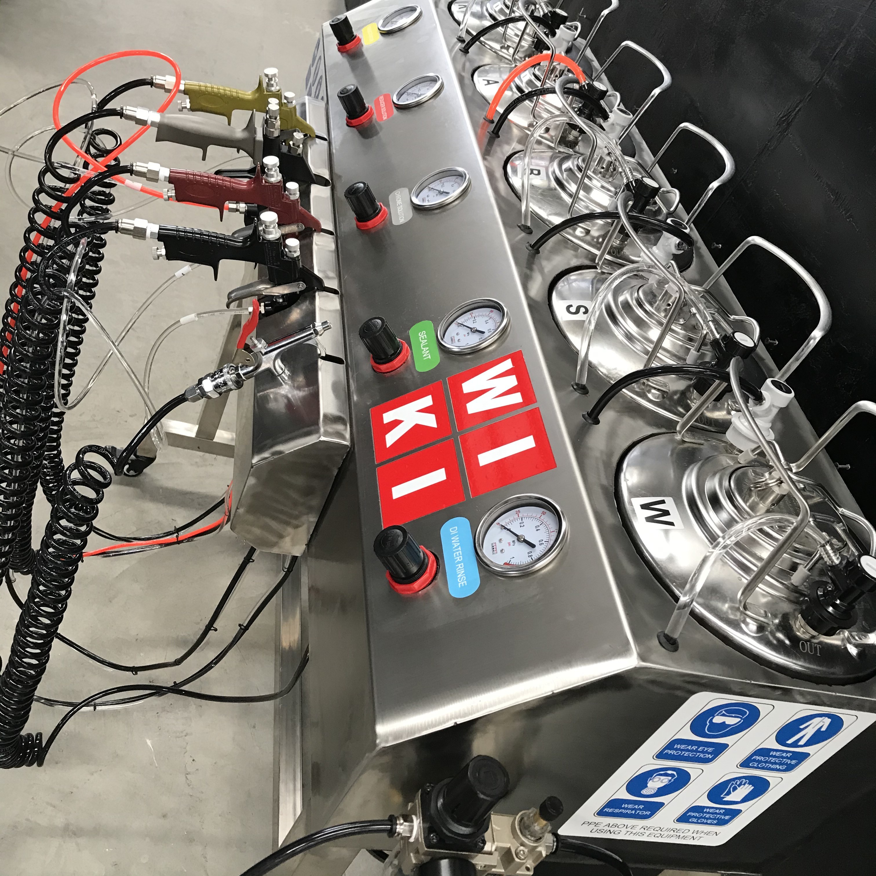 Гидро Nano машина 35kg системы плакировкой Chrome брызг для пластикового металла