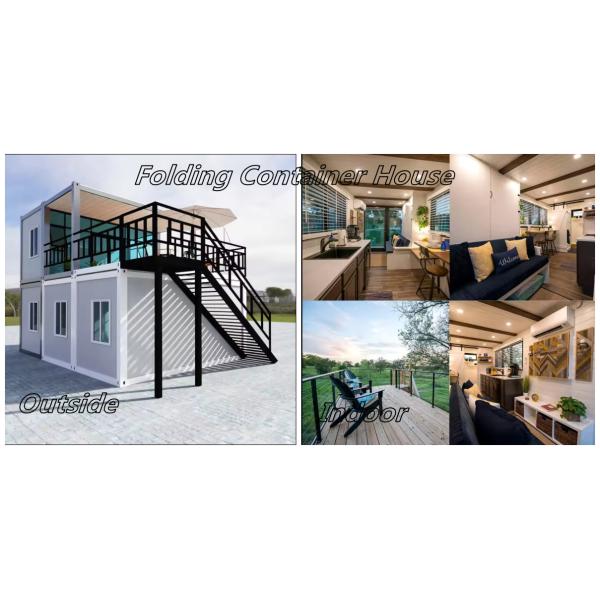 Office Foldable Mobile Container House Prefab Z-Type New Design 40 Foot Container House