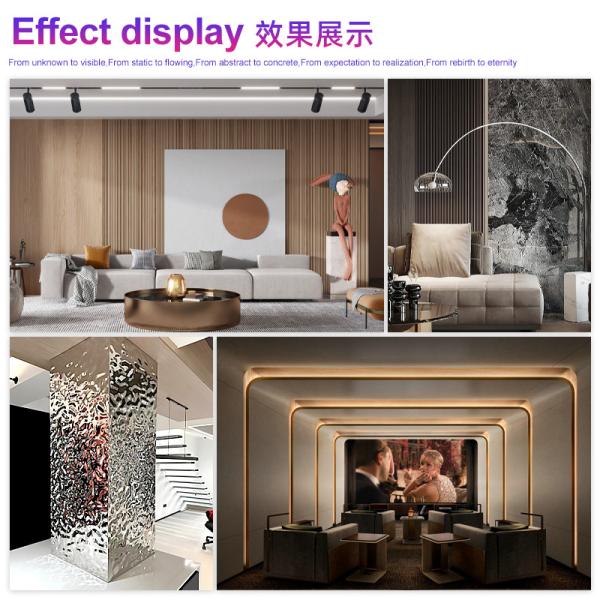 Bamboo Charcoal Wood Veneer 1220*2440*5/8mm Flame Retardant Bamboo Charcoal Wood Eco-Friendly Bamboo Charcoal Wood Metal Board For Home And Hotel Decoration