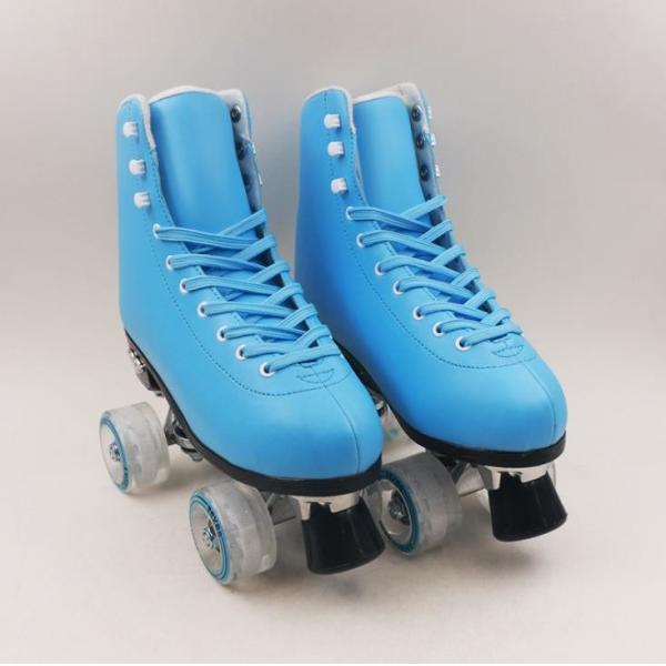 Outdoor Roller Skates Double Row 4 Wheels With Aluminum Truck