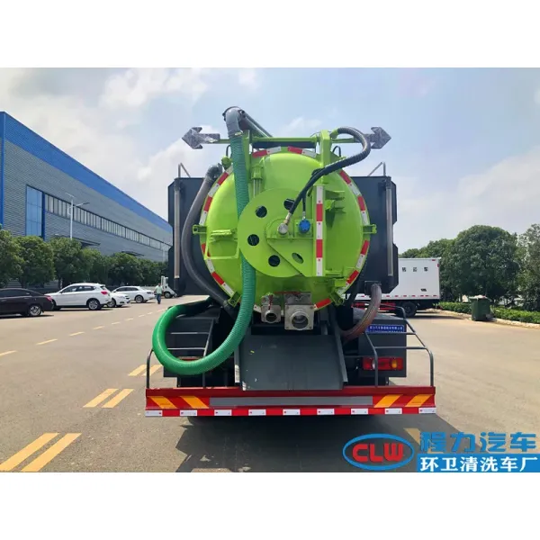 Dongfeng 12cmb Vacuum Truck, Sewer Suction Truck