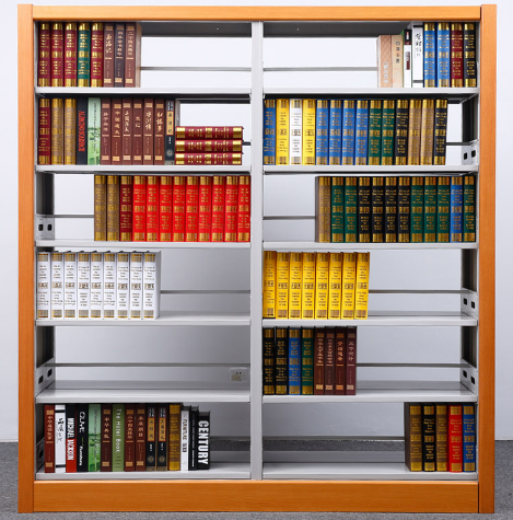 Muebles de oficina Estante de libros de acero para bibliotecas escolares doble lado único Plazo de pago T/T