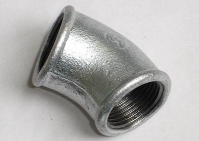 Thread 1/2 45 Elbow GI Grooved End Pipe Fittings For Plumber Works