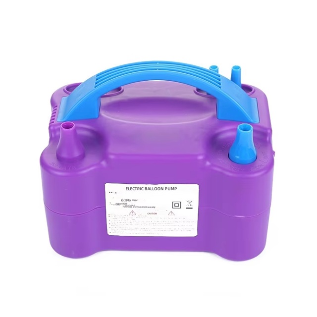 SPU Dual-Purpose Electric Air Pump Double-Layer Balloon Inflator PP Material Portable Automatic for Wedding Room Decorations