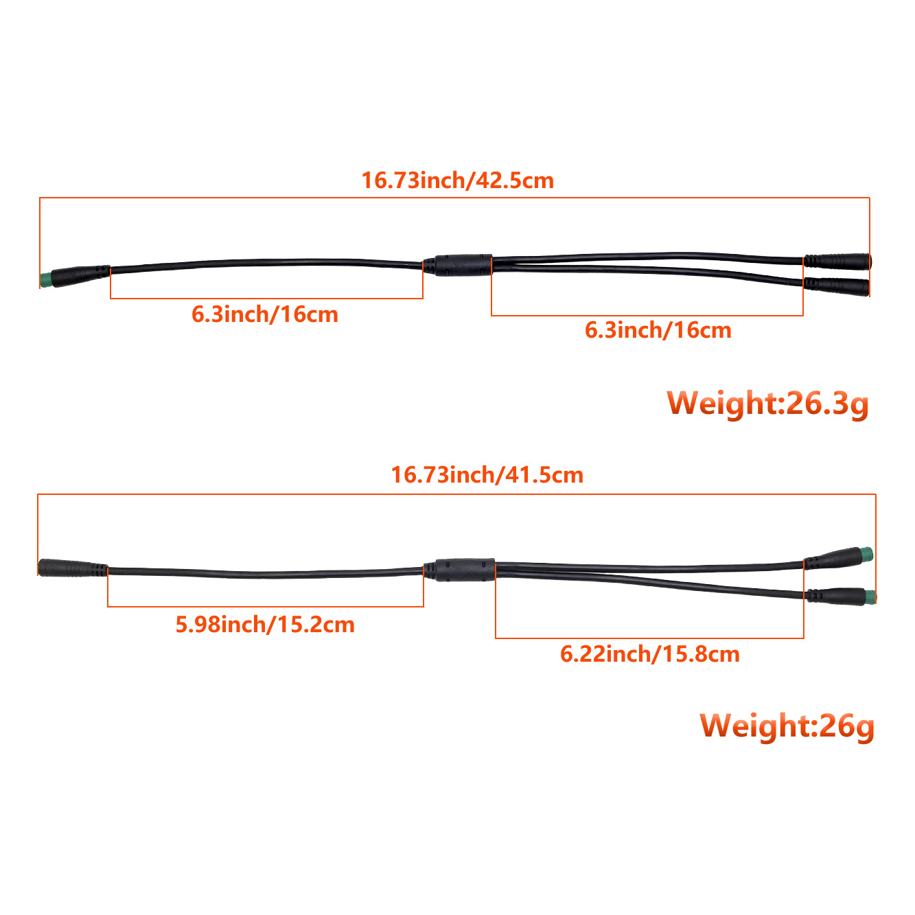 5 Pin Waterproof Connector with IP66 Rating Copper Contact for 12V Electric Bike Applications